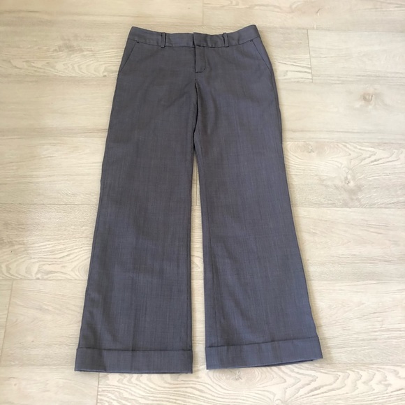 Banana Republic Ryan Fit Navy Wool blend Cuffed Dress Pants - Picture 11 of 16